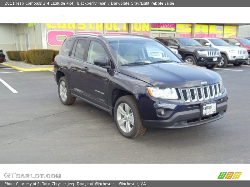 Blackberry Pearl / Dark Slate Gray/Light Pebble Beige 2011 Jeep Compass 2.4 Latitude 4x4