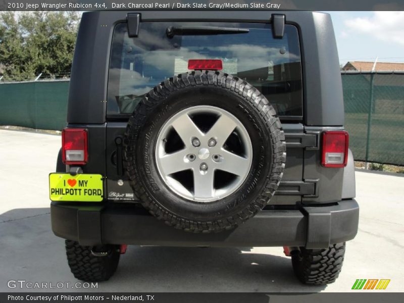 Dark Charcoal Pearl / Dark Slate Gray/Medium Slate Gray 2010 Jeep Wrangler Rubicon 4x4