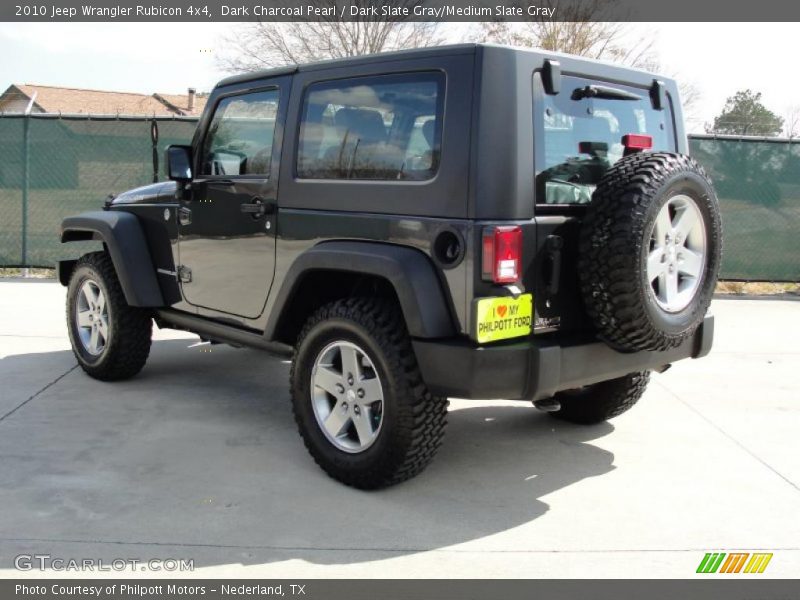 Dark Charcoal Pearl / Dark Slate Gray/Medium Slate Gray 2010 Jeep Wrangler Rubicon 4x4