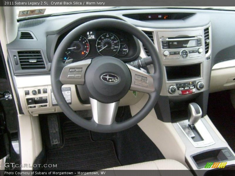 Dashboard of 2011 Legacy 2.5i