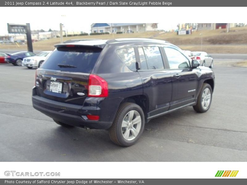 Blackberry Pearl / Dark Slate Gray/Light Pebble Beige 2011 Jeep Compass 2.4 Latitude 4x4