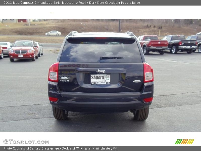 Blackberry Pearl / Dark Slate Gray/Light Pebble Beige 2011 Jeep Compass 2.4 Latitude 4x4