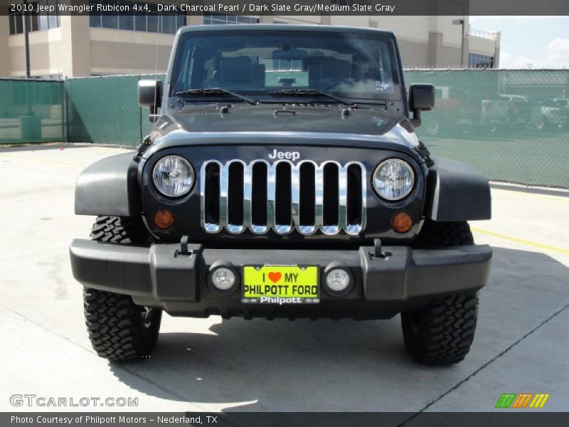 Dark Charcoal Pearl / Dark Slate Gray/Medium Slate Gray 2010 Jeep Wrangler Rubicon 4x4