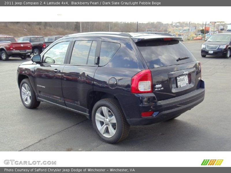 Blackberry Pearl / Dark Slate Gray/Light Pebble Beige 2011 Jeep Compass 2.4 Latitude 4x4