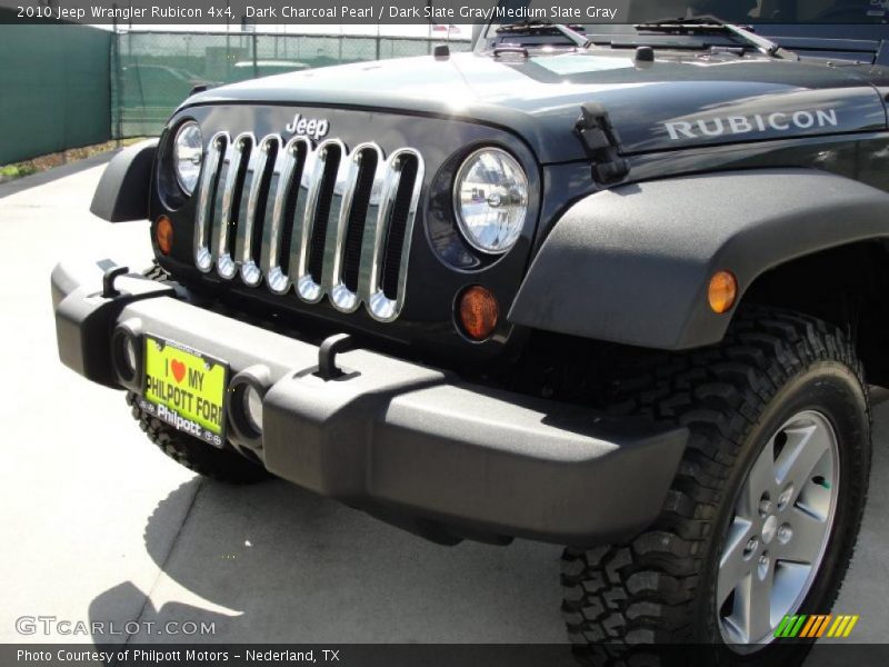 Dark Charcoal Pearl / Dark Slate Gray/Medium Slate Gray 2010 Jeep Wrangler Rubicon 4x4