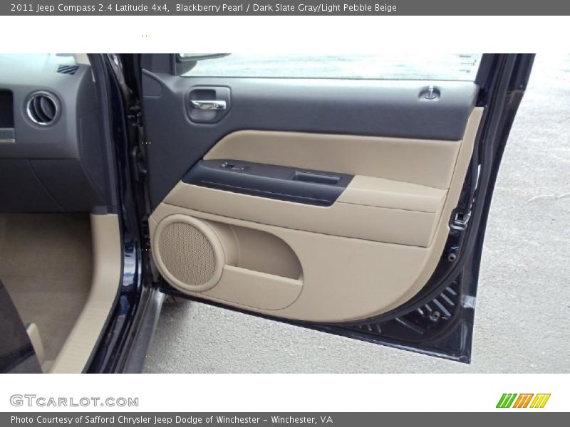 Blackberry Pearl / Dark Slate Gray/Light Pebble Beige 2011 Jeep Compass 2.4 Latitude 4x4