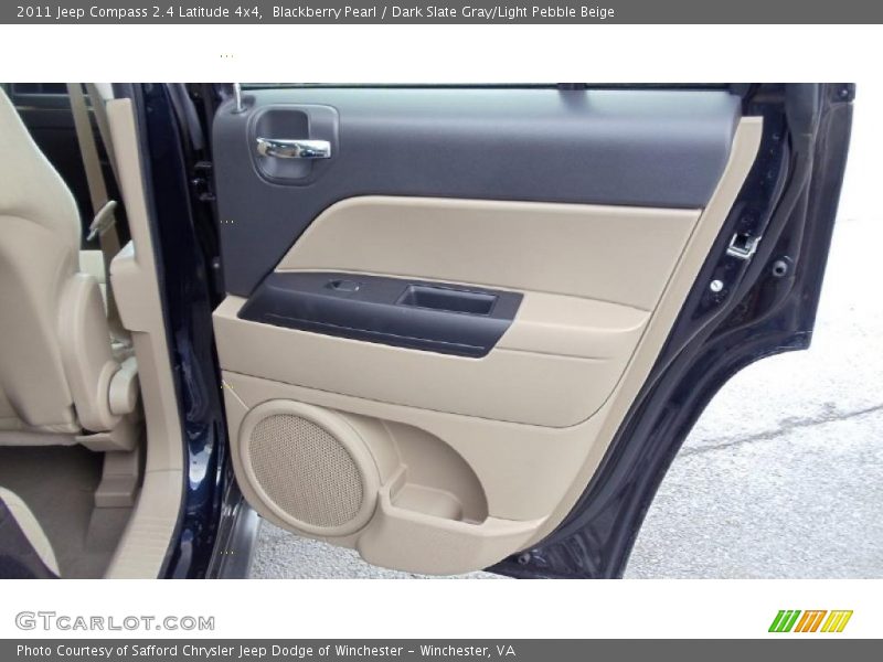 Blackberry Pearl / Dark Slate Gray/Light Pebble Beige 2011 Jeep Compass 2.4 Latitude 4x4