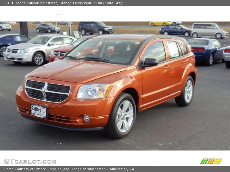 Mango Tango Pearl / Dark Slate Gray 2011 Dodge Caliber Mainstreet