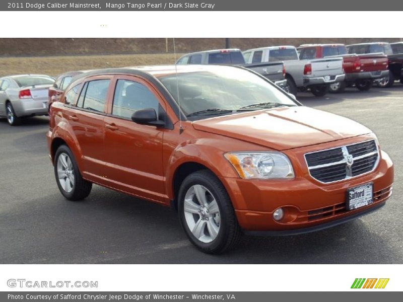 Mango Tango Pearl / Dark Slate Gray 2011 Dodge Caliber Mainstreet