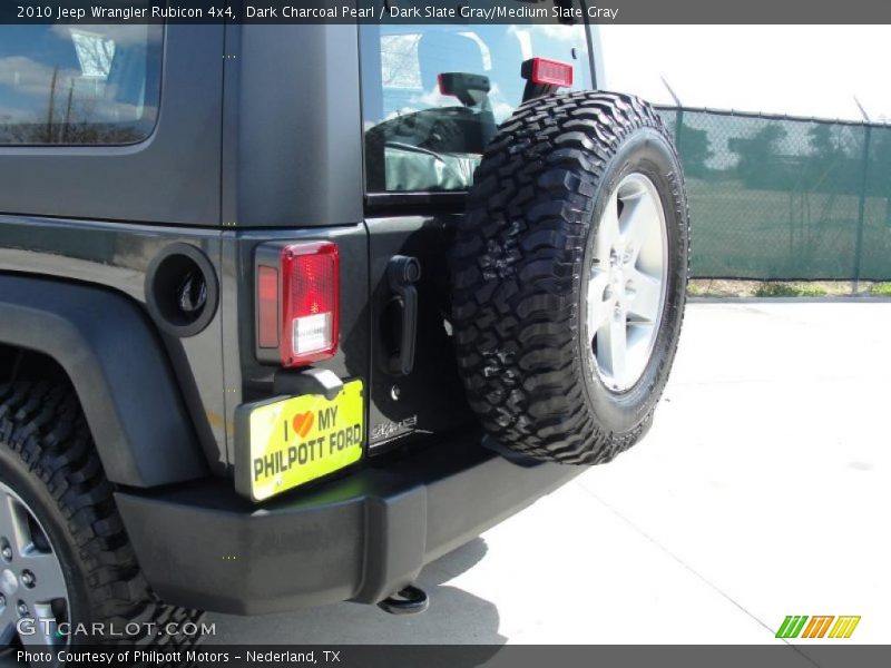 Dark Charcoal Pearl / Dark Slate Gray/Medium Slate Gray 2010 Jeep Wrangler Rubicon 4x4