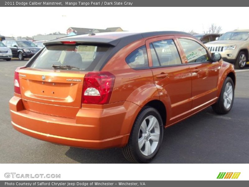 Mango Tango Pearl / Dark Slate Gray 2011 Dodge Caliber Mainstreet
