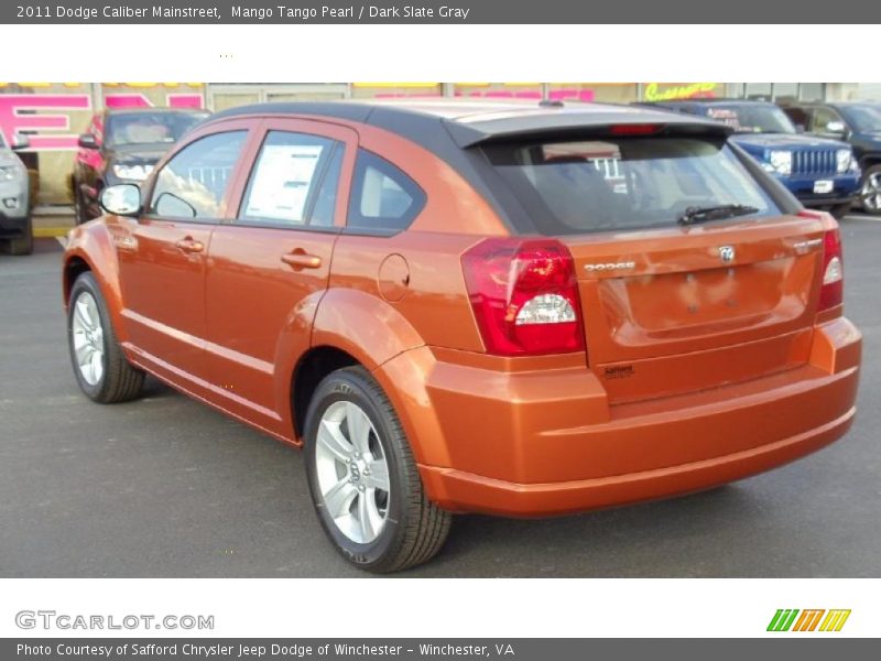 Mango Tango Pearl / Dark Slate Gray 2011 Dodge Caliber Mainstreet