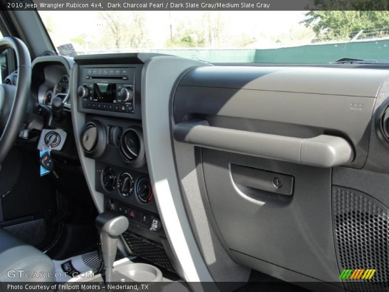 Dark Charcoal Pearl / Dark Slate Gray/Medium Slate Gray 2010 Jeep Wrangler Rubicon 4x4