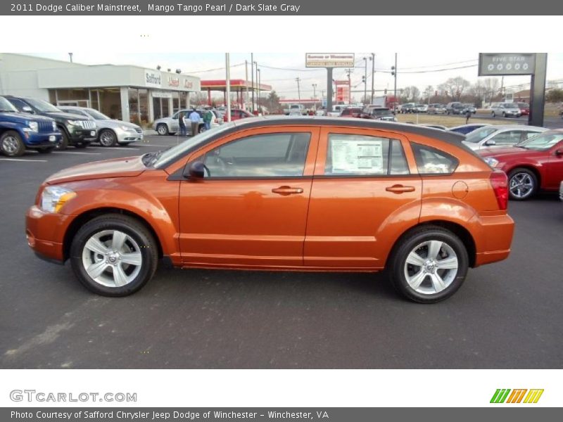 Mango Tango Pearl / Dark Slate Gray 2011 Dodge Caliber Mainstreet