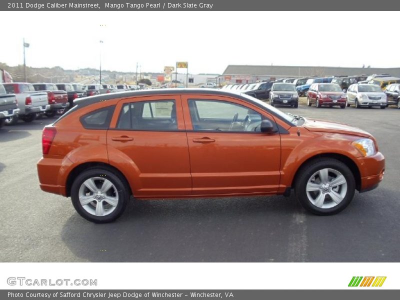 Mango Tango Pearl / Dark Slate Gray 2011 Dodge Caliber Mainstreet