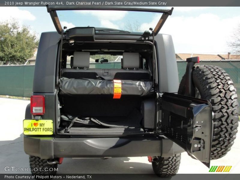 Dark Charcoal Pearl / Dark Slate Gray/Medium Slate Gray 2010 Jeep Wrangler Rubicon 4x4