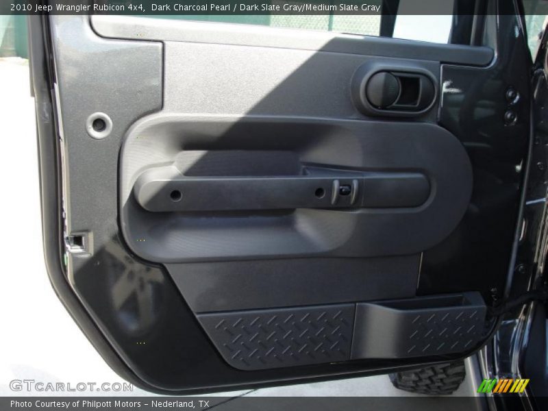 Dark Charcoal Pearl / Dark Slate Gray/Medium Slate Gray 2010 Jeep Wrangler Rubicon 4x4