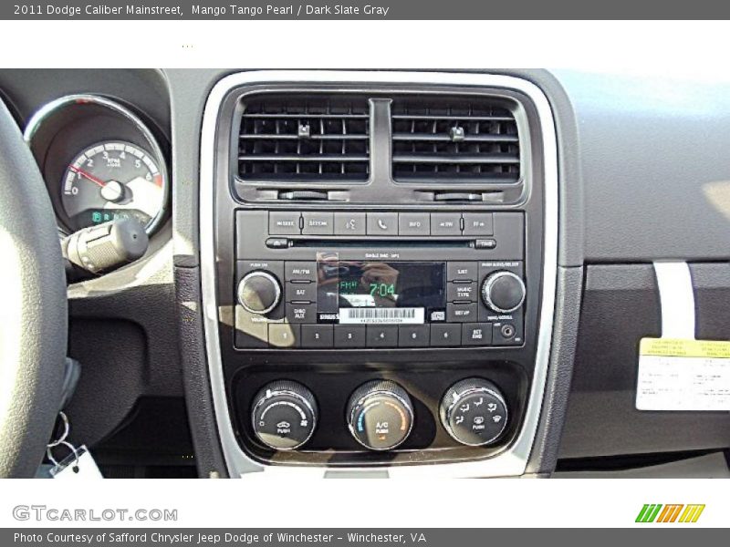 Mango Tango Pearl / Dark Slate Gray 2011 Dodge Caliber Mainstreet