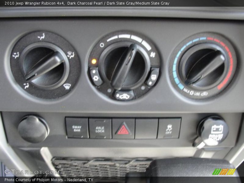 Dark Charcoal Pearl / Dark Slate Gray/Medium Slate Gray 2010 Jeep Wrangler Rubicon 4x4