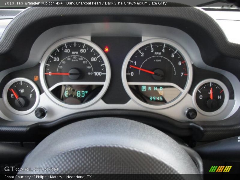  2010 Wrangler Rubicon 4x4 Rubicon 4x4 Gauges