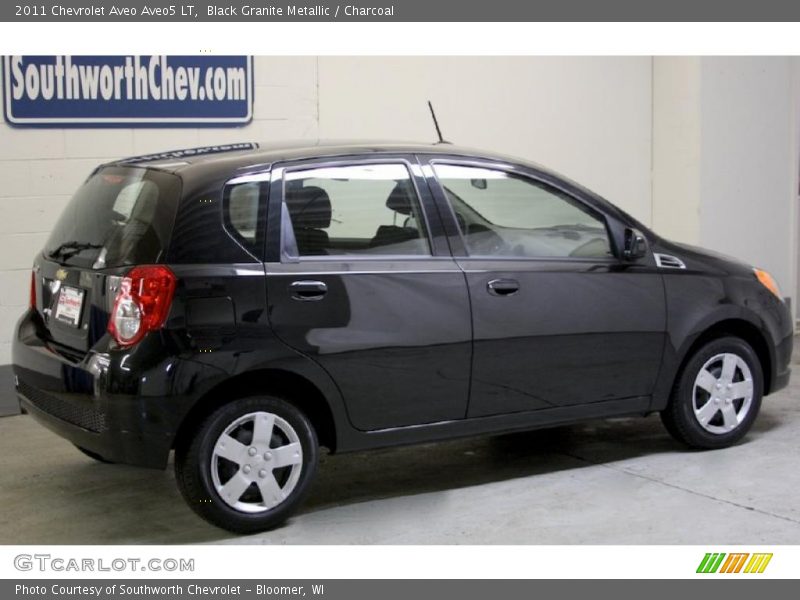 Black Granite Metallic / Charcoal 2011 Chevrolet Aveo Aveo5 LT