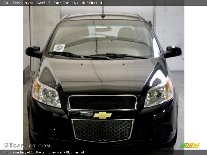Black Granite Metallic / Charcoal 2011 Chevrolet Aveo Aveo5 LT