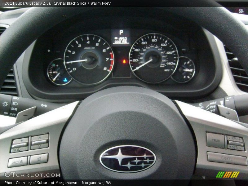  2011 Legacy 2.5i 2.5i Gauges