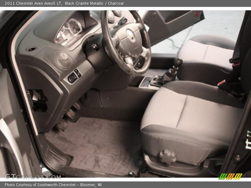 Black Granite Metallic / Charcoal 2011 Chevrolet Aveo Aveo5 LT