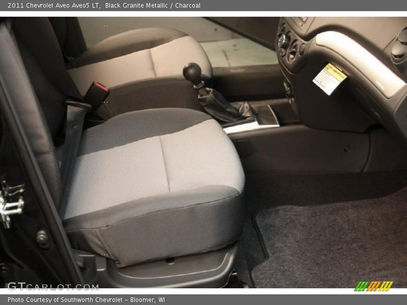Black Granite Metallic / Charcoal 2011 Chevrolet Aveo Aveo5 LT