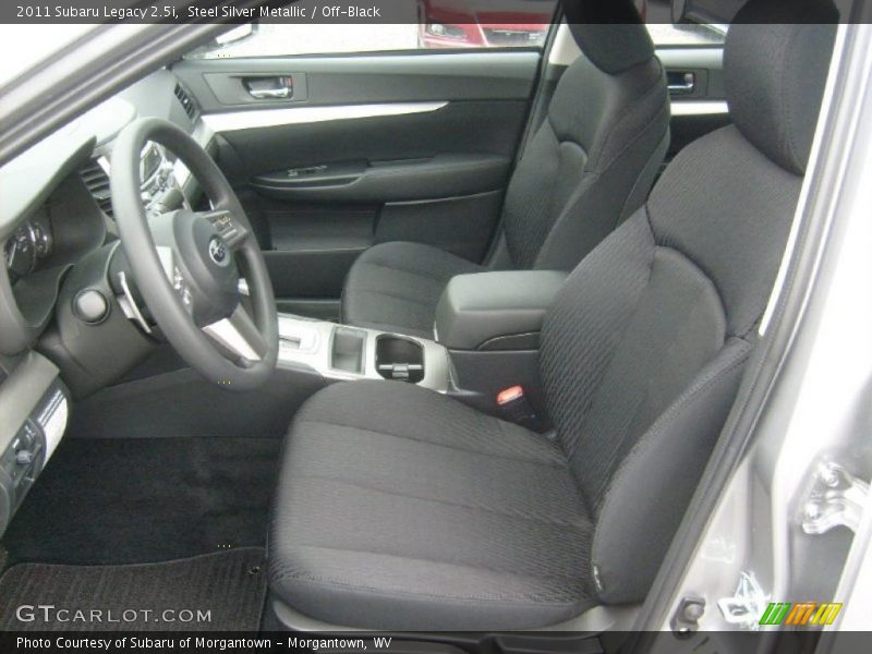 Steel Silver Metallic / Off-Black 2011 Subaru Legacy 2.5i