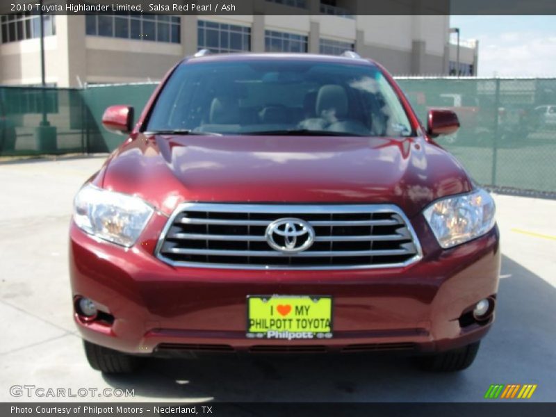 Salsa Red Pearl / Ash 2010 Toyota Highlander Limited