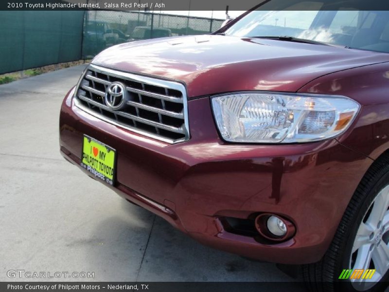 Salsa Red Pearl / Ash 2010 Toyota Highlander Limited