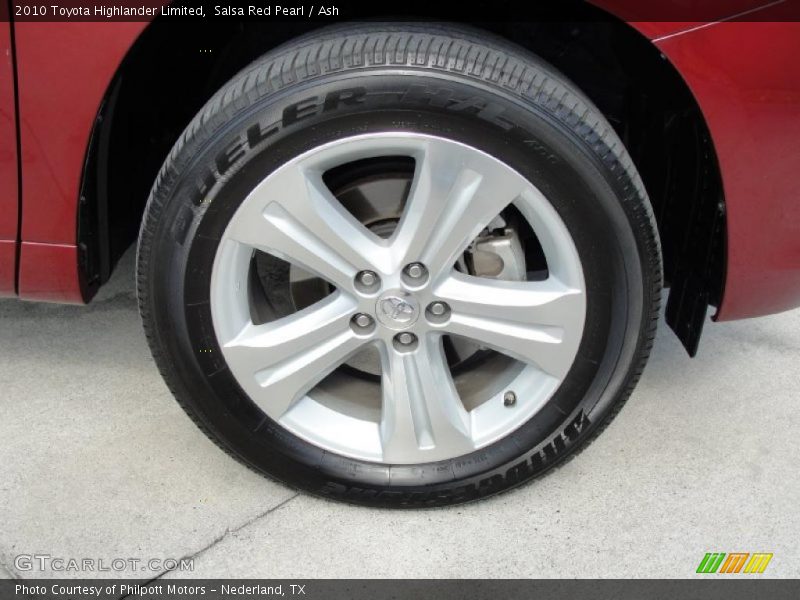 Salsa Red Pearl / Ash 2010 Toyota Highlander Limited
