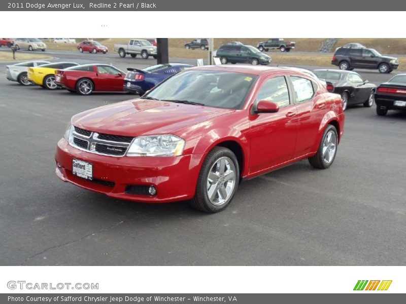 Redline 2 Pearl / Black 2011 Dodge Avenger Lux
