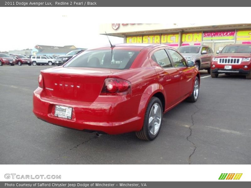 Redline 2 Pearl / Black 2011 Dodge Avenger Lux