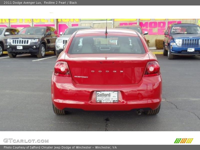 Redline 2 Pearl / Black 2011 Dodge Avenger Lux