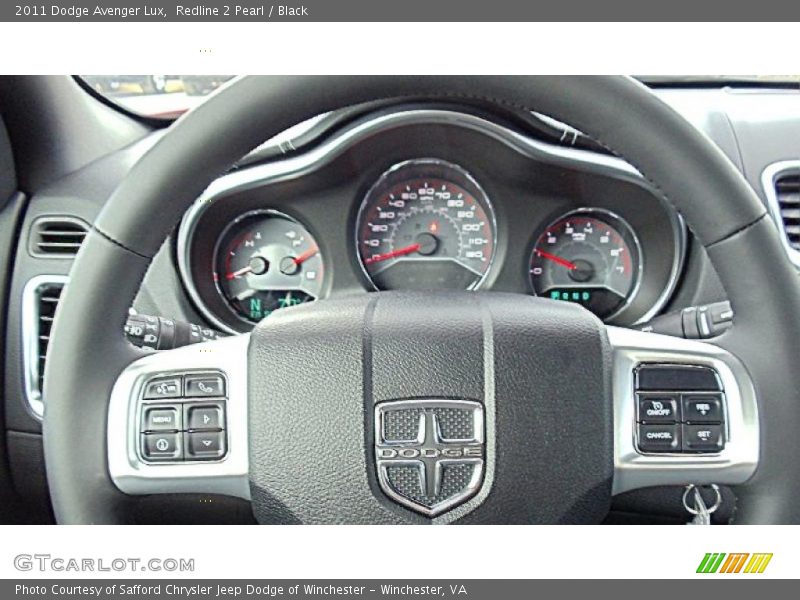 Redline 2 Pearl / Black 2011 Dodge Avenger Lux