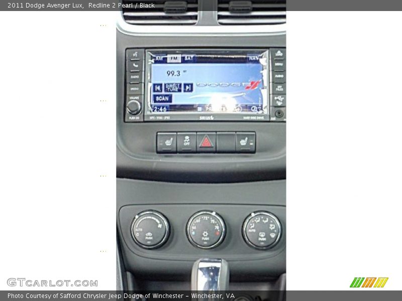 Redline 2 Pearl / Black 2011 Dodge Avenger Lux