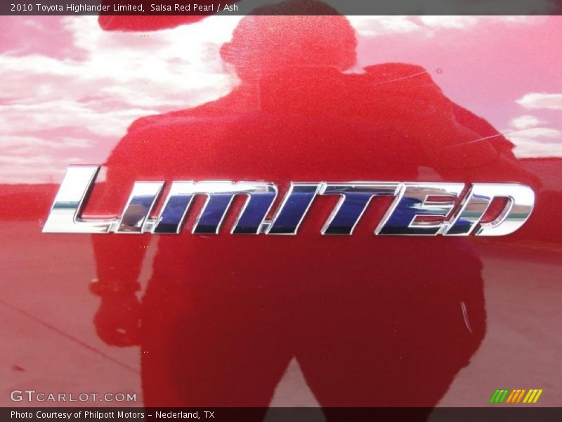 Salsa Red Pearl / Ash 2010 Toyota Highlander Limited