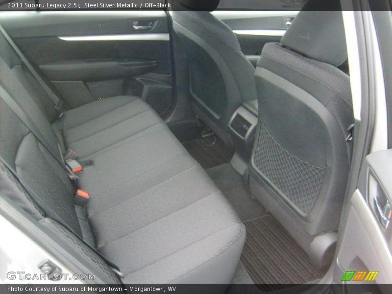 Steel Silver Metallic / Off-Black 2011 Subaru Legacy 2.5i