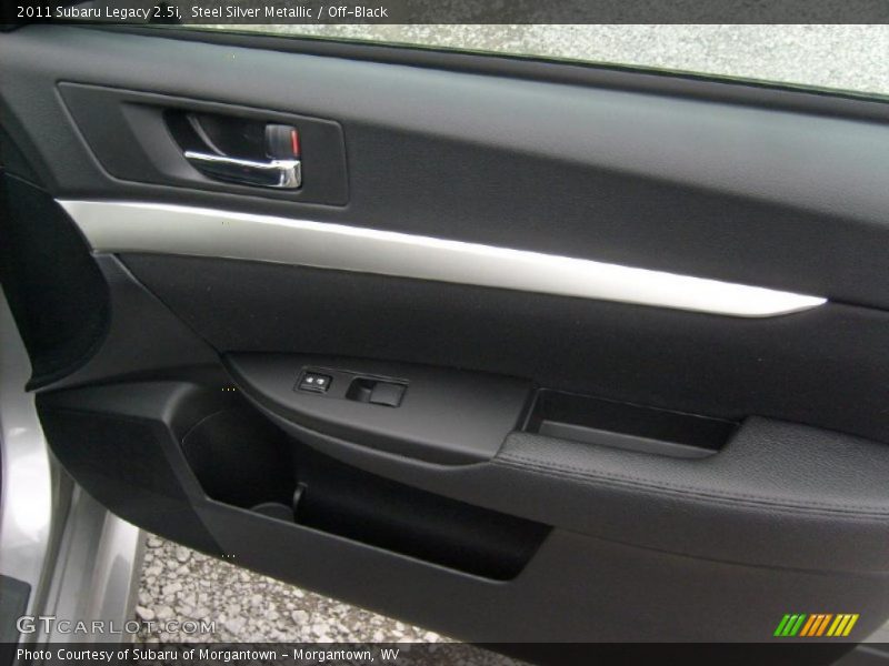 Steel Silver Metallic / Off-Black 2011 Subaru Legacy 2.5i