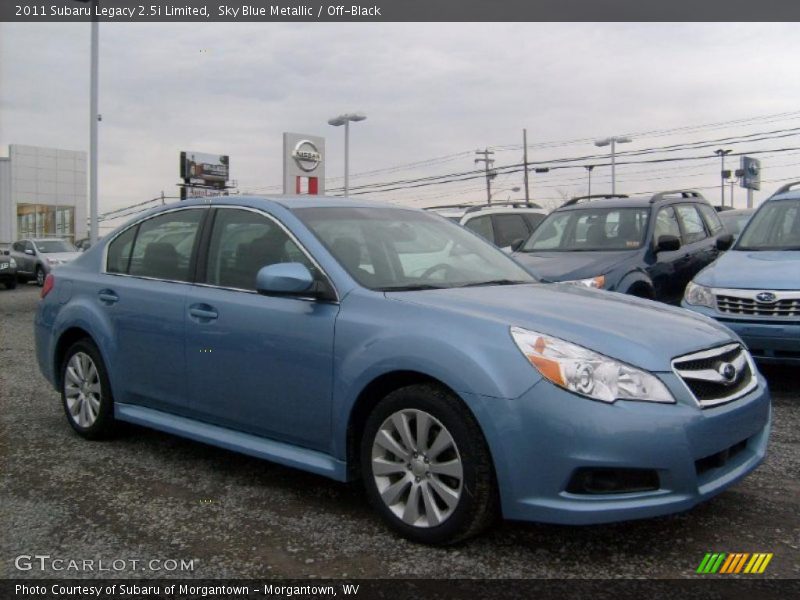 Sky Blue Metallic / Off-Black 2011 Subaru Legacy 2.5i Limited