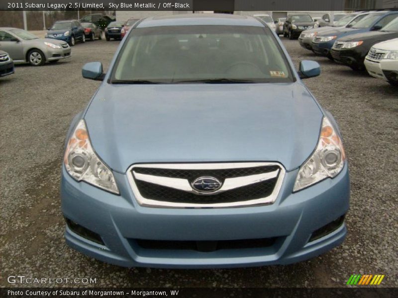 Sky Blue Metallic / Off-Black 2011 Subaru Legacy 2.5i Limited