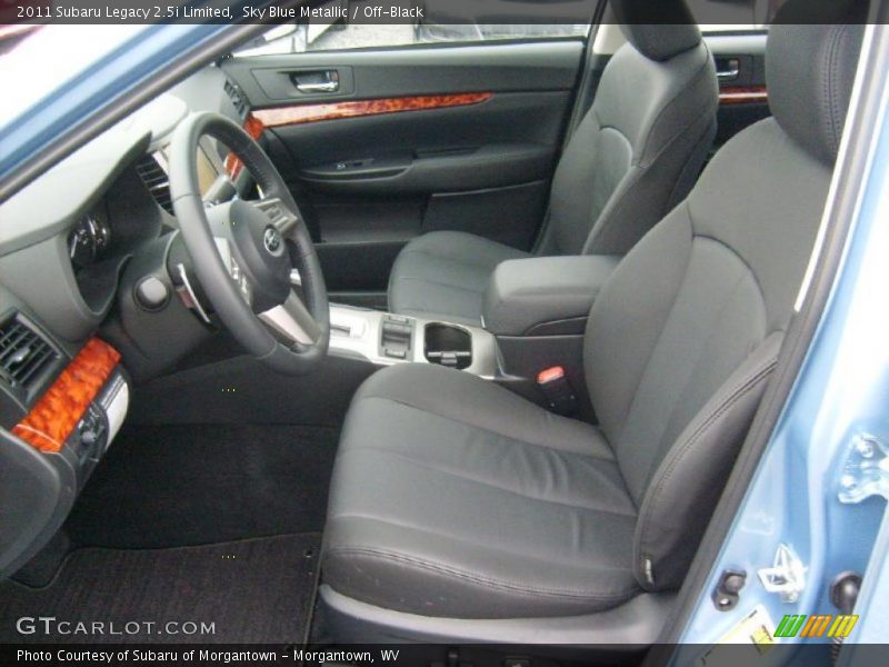 Sky Blue Metallic / Off-Black 2011 Subaru Legacy 2.5i Limited