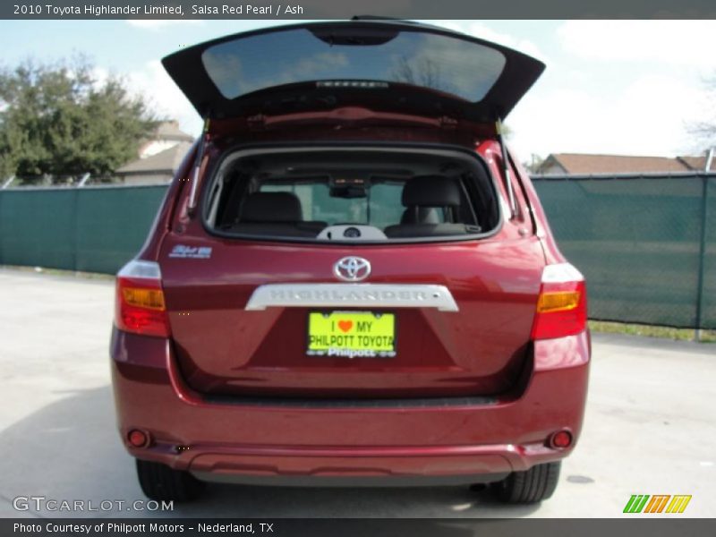 Salsa Red Pearl / Ash 2010 Toyota Highlander Limited