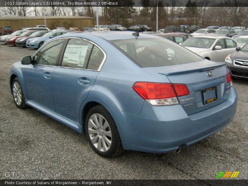 Sky Blue Metallic / Off-Black 2011 Subaru Legacy 2.5i Limited