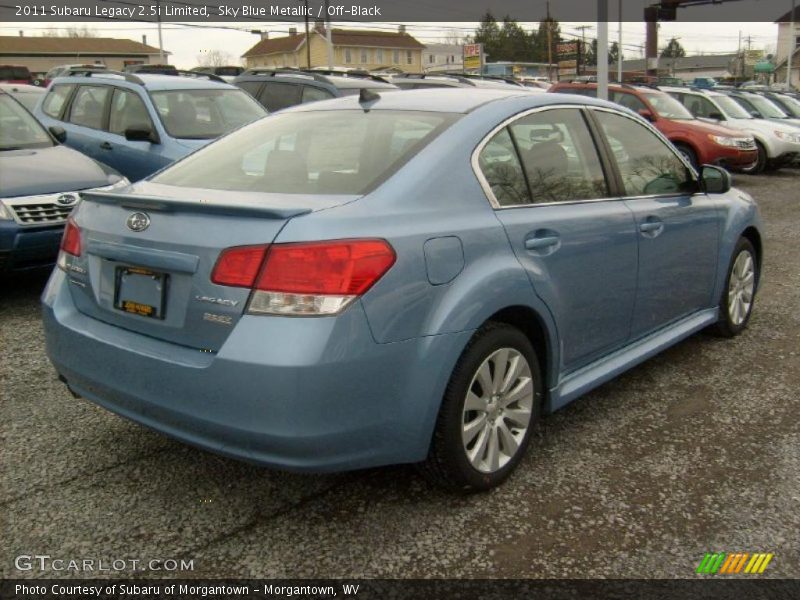 Sky Blue Metallic / Off-Black 2011 Subaru Legacy 2.5i Limited