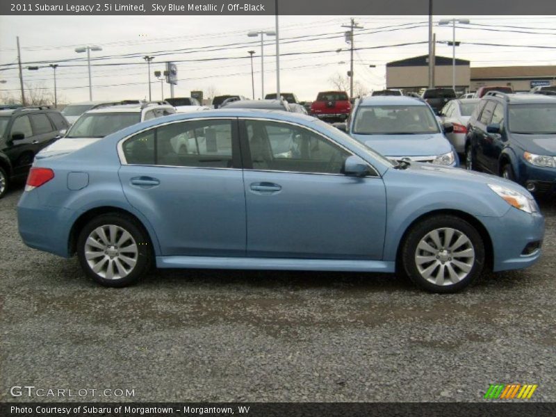 Sky Blue Metallic / Off-Black 2011 Subaru Legacy 2.5i Limited