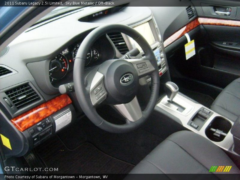 Sky Blue Metallic / Off-Black 2011 Subaru Legacy 2.5i Limited