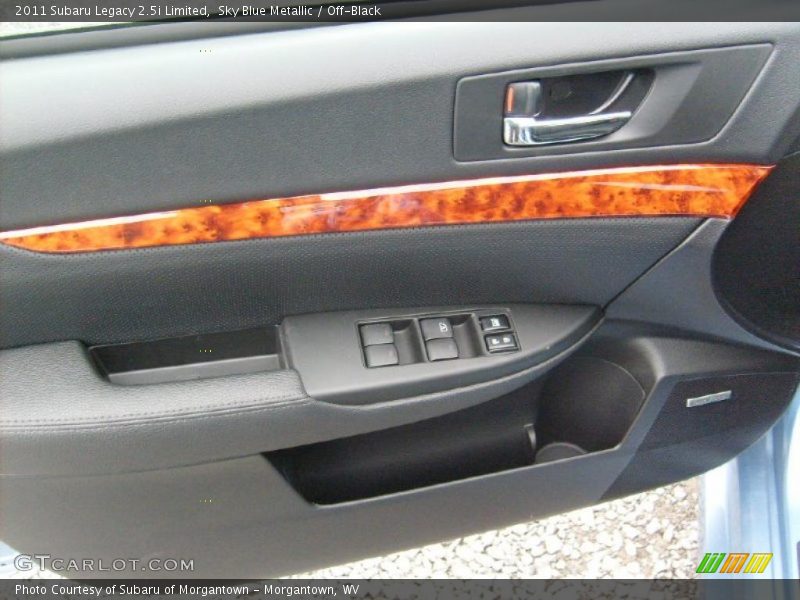 Sky Blue Metallic / Off-Black 2011 Subaru Legacy 2.5i Limited